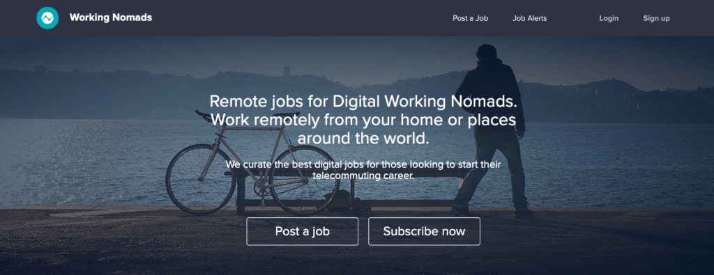 Working Nomads Digital Nomad Jobs